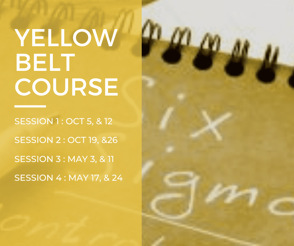 Yellow Belt Certification - Instructor-Led Online